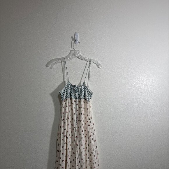 RHYTHM. Harlow Floral Gathered Maxi Dress Size Small Boho Cute Ditsy Smocked - Picture 12 of 12